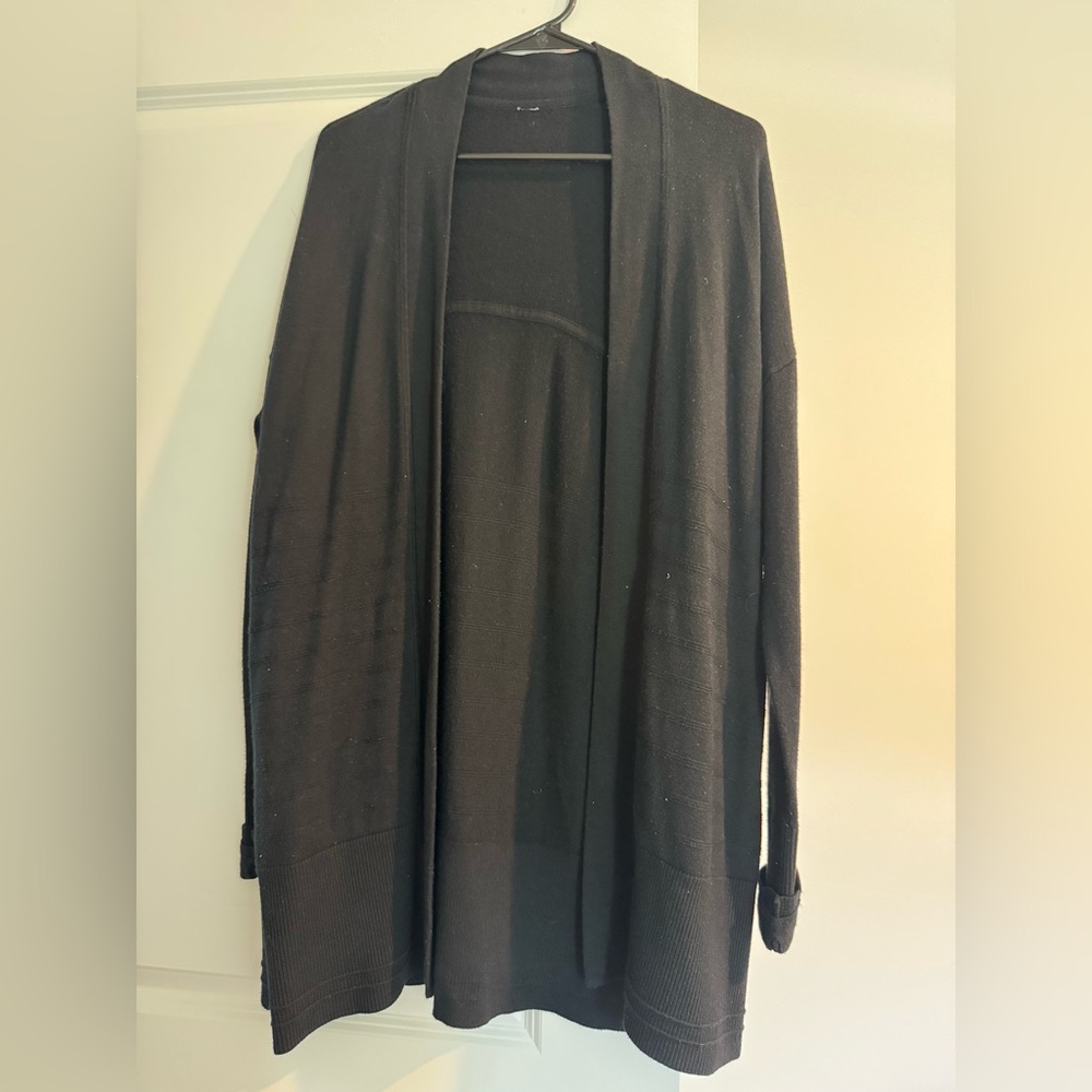Lululemon black cardigan